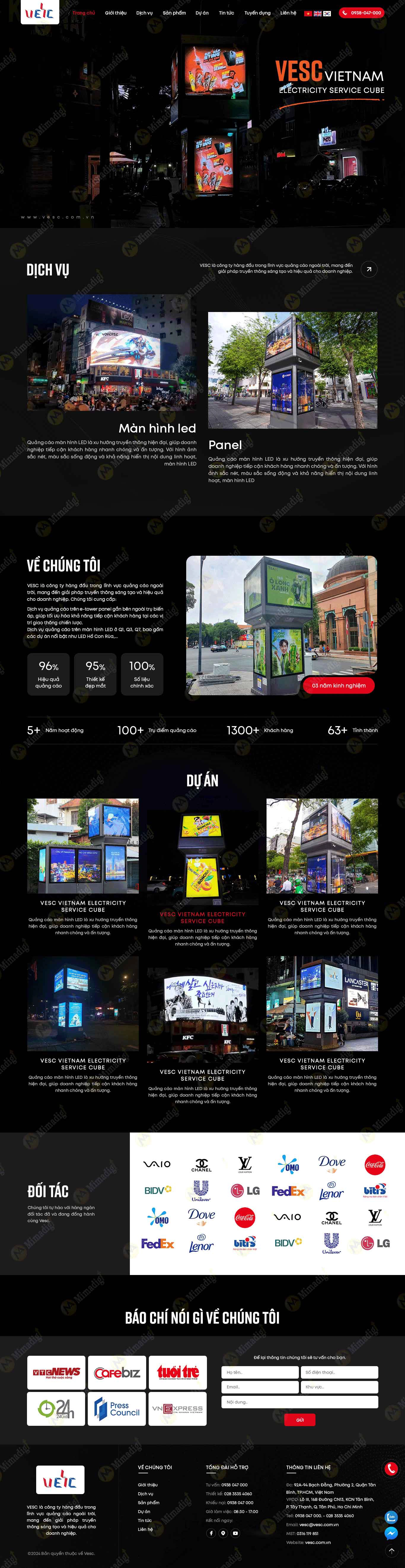 Dự án website tối ưu google