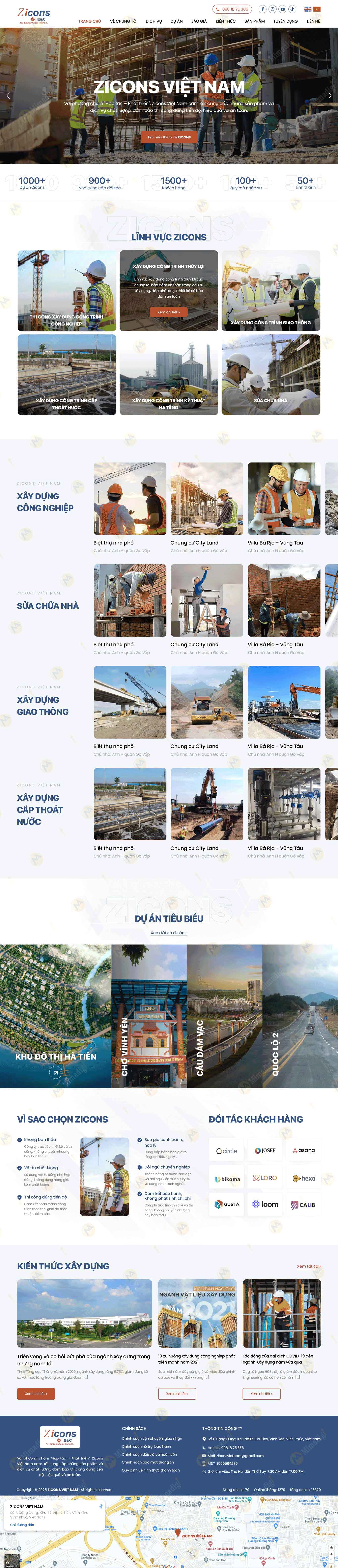 Dự án thiết kế website chuyên nghiệp