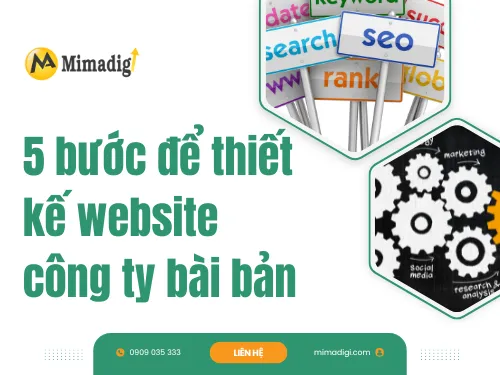 5 bước để thiết kế website công ty bài bản