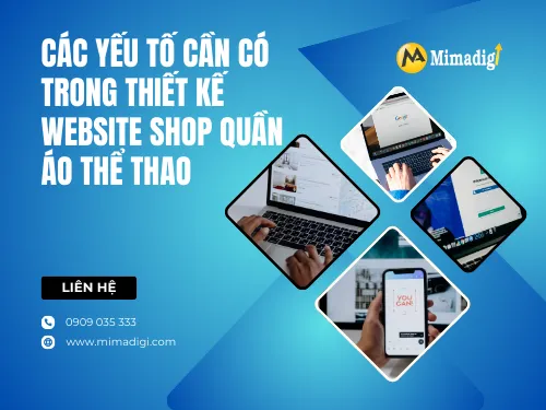 Sportswear shop website design