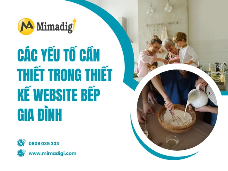 Thiết kế website bán dụng cụ nhà bếp độc lạ