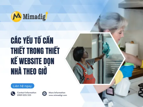 Website Design for an On-Demand House Cleaning Service