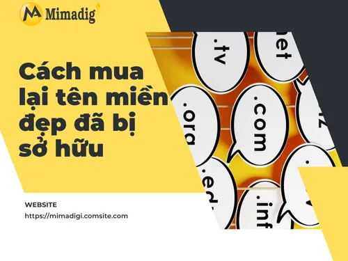 Cách mua lại tên miền đẹp đã bị sở hữu