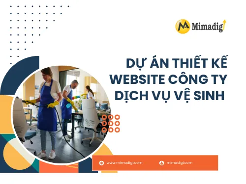 Dự án thiết kế website công ty dịch vụ vệ sinh