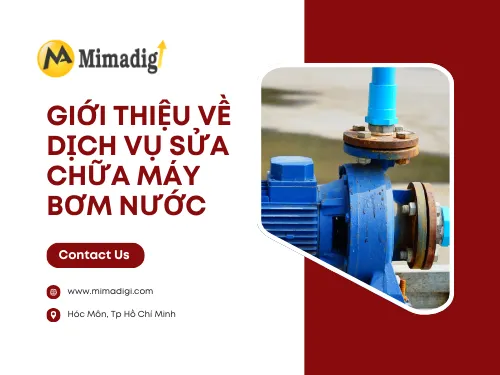 Thiết kế website sửa chữa máy bơm nước