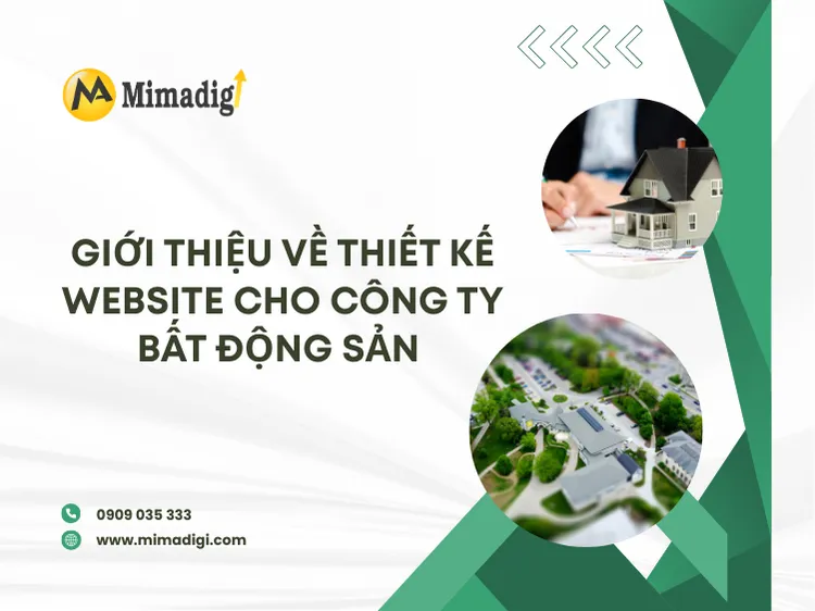 Thiết kế website theo yêu cầu cho công ty bất động sản