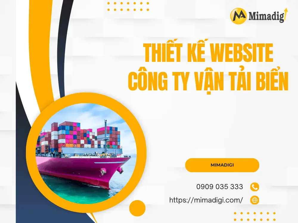 Thiết kế website công ty vận tải biển