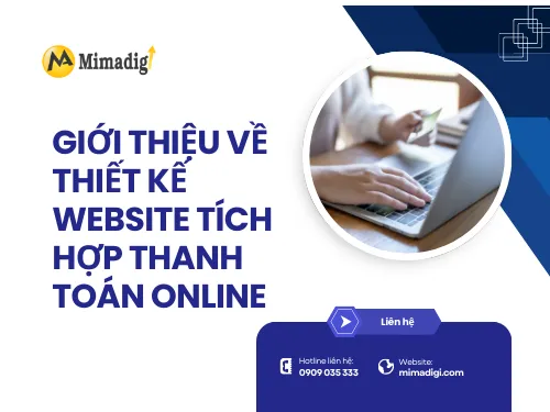 Thiết kế website theo yêu cầu tích hợp thanh toán online
