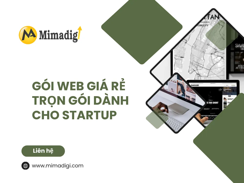 Gói web giá rẻ trọn gói dành cho startup