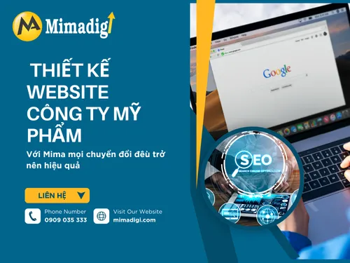 Thiết Kế Website Công Ty Mỹ Phẩm