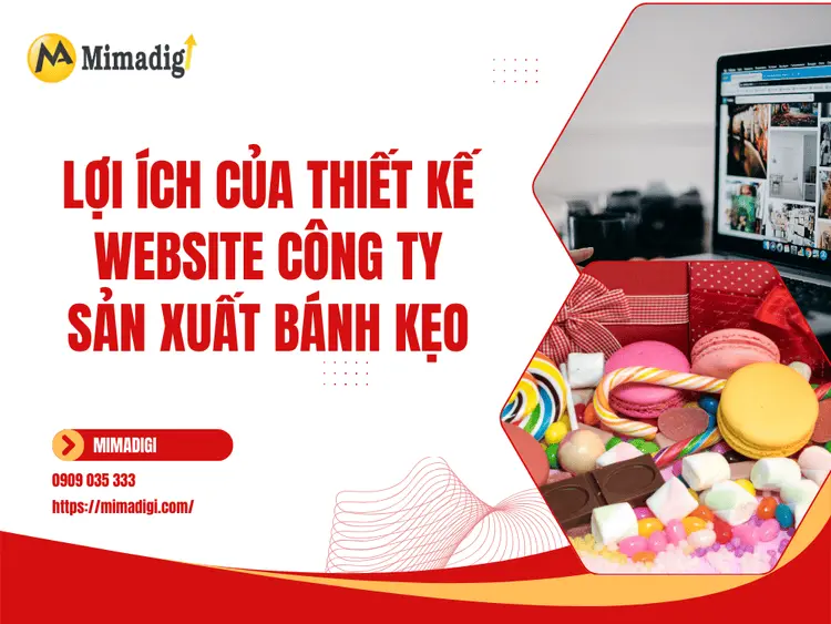 Thiết kế website công ty sản xuất bánh kẹo