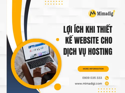 Thiết kế website dịch vụ hosting