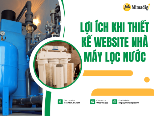 Water Filtration Plant Website Design