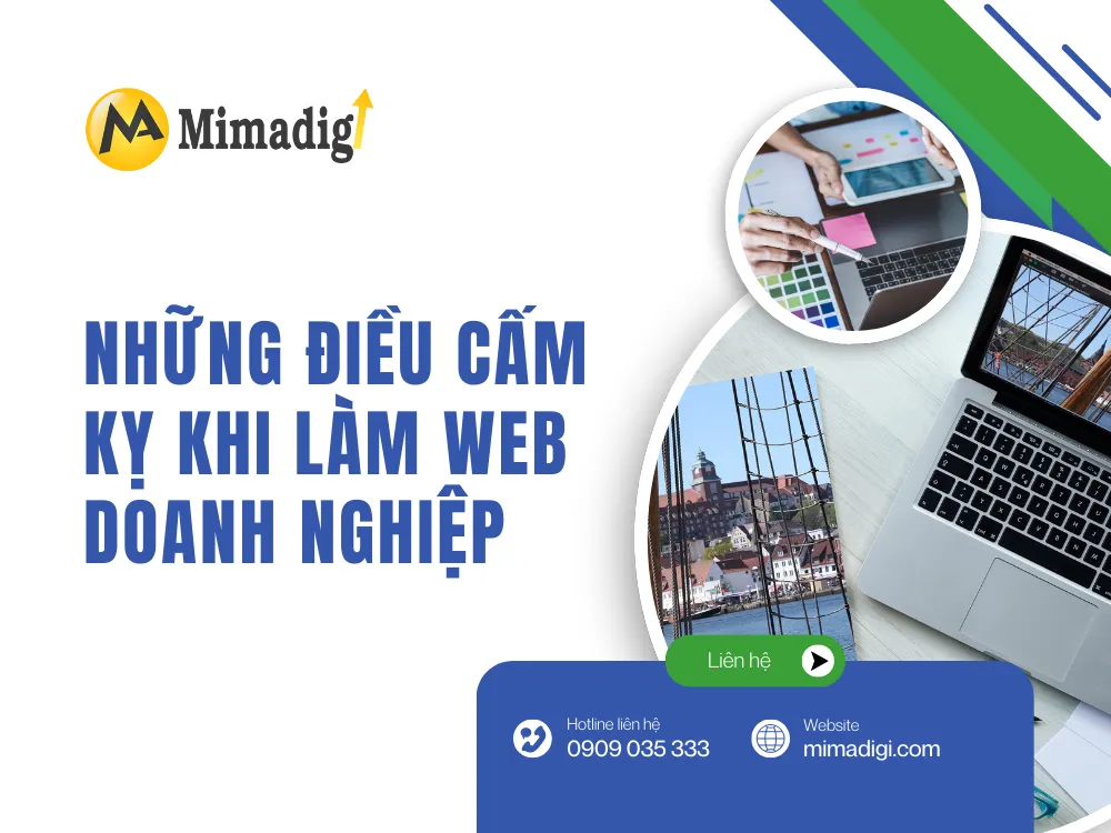 Những điều cấm kỵ khi làm web doanh nghiệp