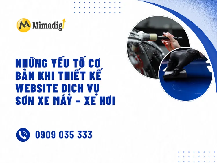 Website Design for Motorcycle and Car Painting Services