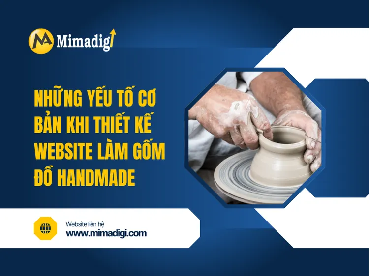 Thiết kế website làm gốm – đồ handmade