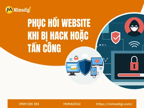 Phục hồi website khi bị hack hoặc tấn công