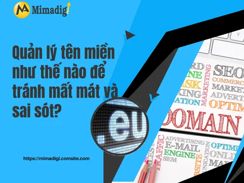 Quản lý tên miền như thế nào để tránh mất mát và sai sót?