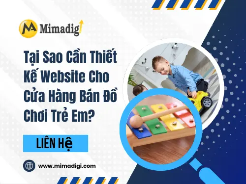 Thiết kế website bán đồ chơi trẻ em tại Long An