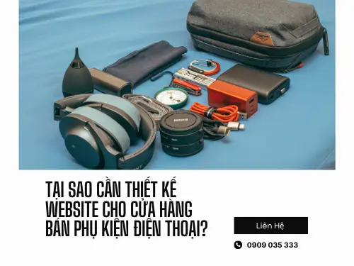 Thiết kế website bán phụ kiện điện thoại tại Sài Gòn