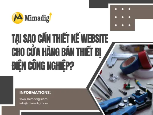 Thiết kế website bán thiết bị điện công nghiệp tại Long An