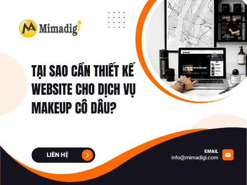 Thiết kế website dịch vụ makeup cô dâu