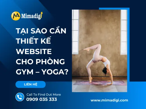Gym and Yoga Website Design in Dong Nai