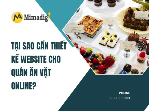Thiết kế website quán ăn vặt online