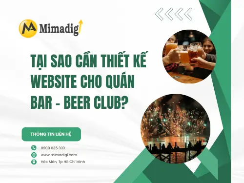 Website Design for Bar - Beer Club