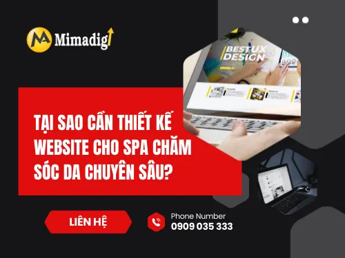 Deep Skincare Spa Website Design