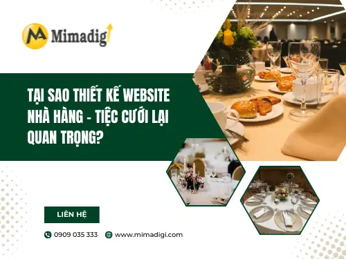 Website Design for Restaurant & Wedding Services