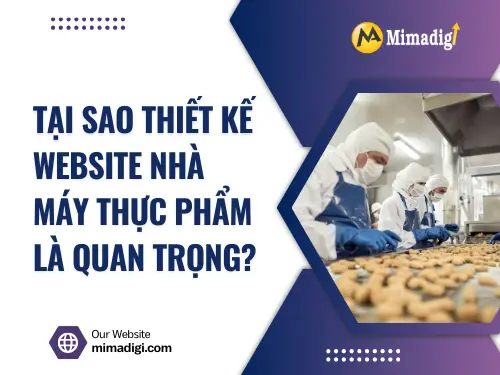 Thiết kế website nhà máy thực phẩm