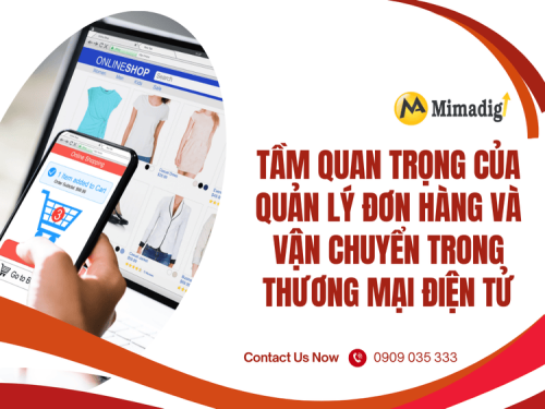Quản lý đơn hàng và theo dõi vận chuyển trên website thương mại điện tử