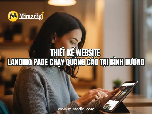 Landing Page Design for Advertising in Binh Duong