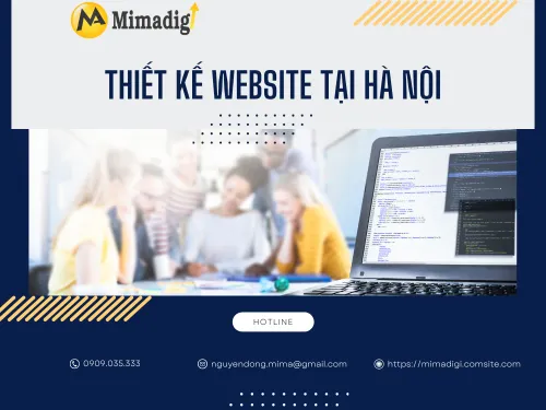 Thiết kế website tại Hà Nội – Chuẩn SEO, giao diện chuyên nghiệp