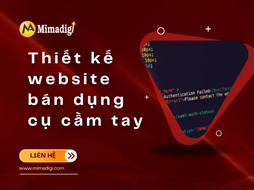 Hand Tool E-commerce Website Design