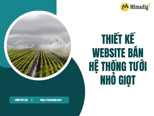 Selling Drip Irrigation Systems Design Website