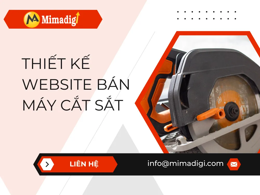Thiết kế website bán máy cắt sắt