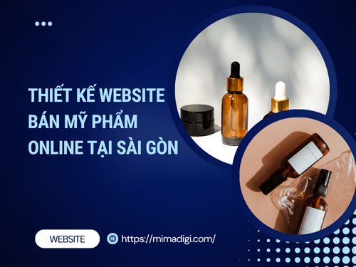 Online Cosmetics Website Design in Saigon