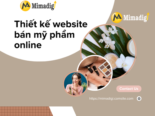 Online Cosmetics Website Design