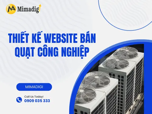 Thiết kế website bán quạt công nghiệp