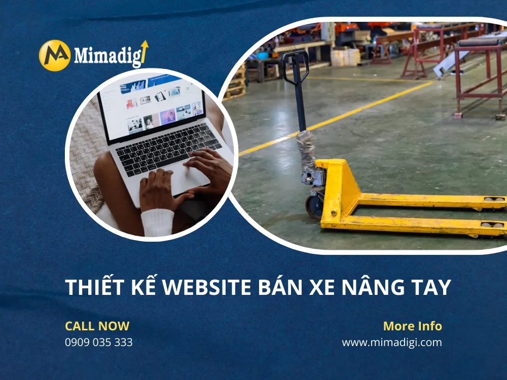 Hand Pallet Truck Website Design