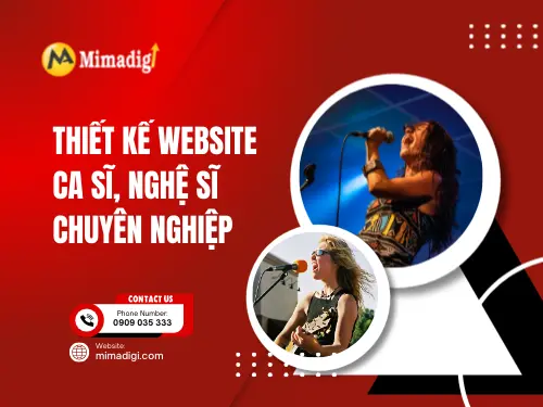 Professional Singer & Artist Website Design