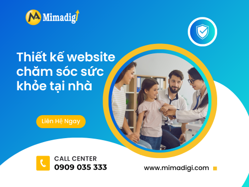Thiết kế website chăm sóc sức khỏe tại nhà