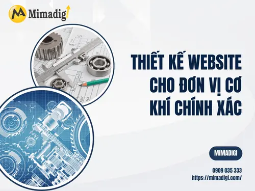 Precision Mechanical Manufacturing Website Design