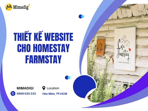 Thiết kế website homestay, farmstay