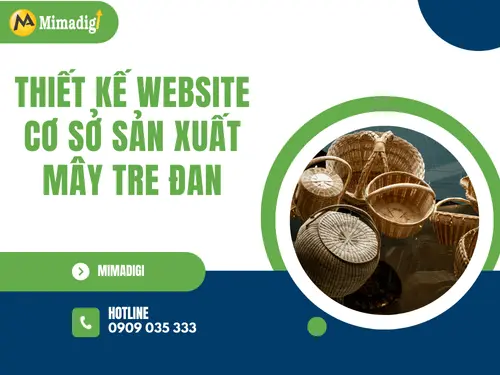 Rattan and Bamboo Production Facilities Website Design