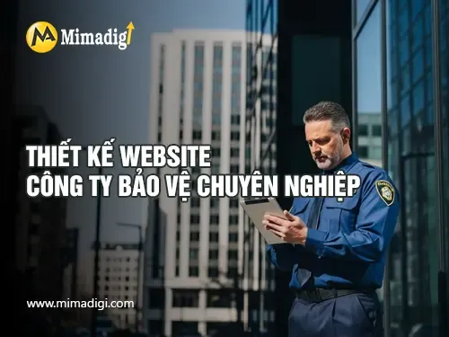 Thiết kế website công ty bảo vệ