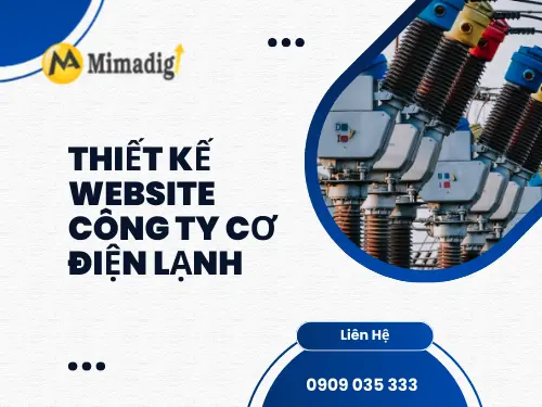Thiết kế website công ty cơ điện lạnh