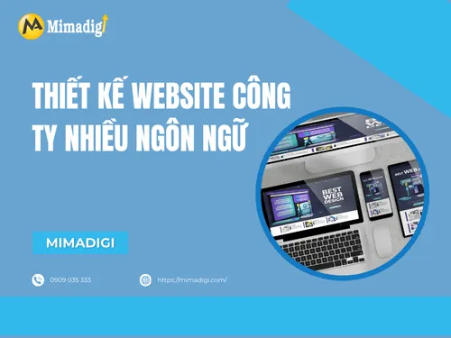Thiết kế website công ty nhiều ngôn ngữ